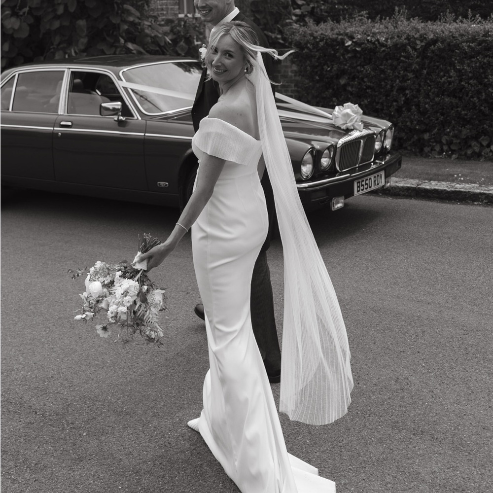 Pleated Wedding Veil